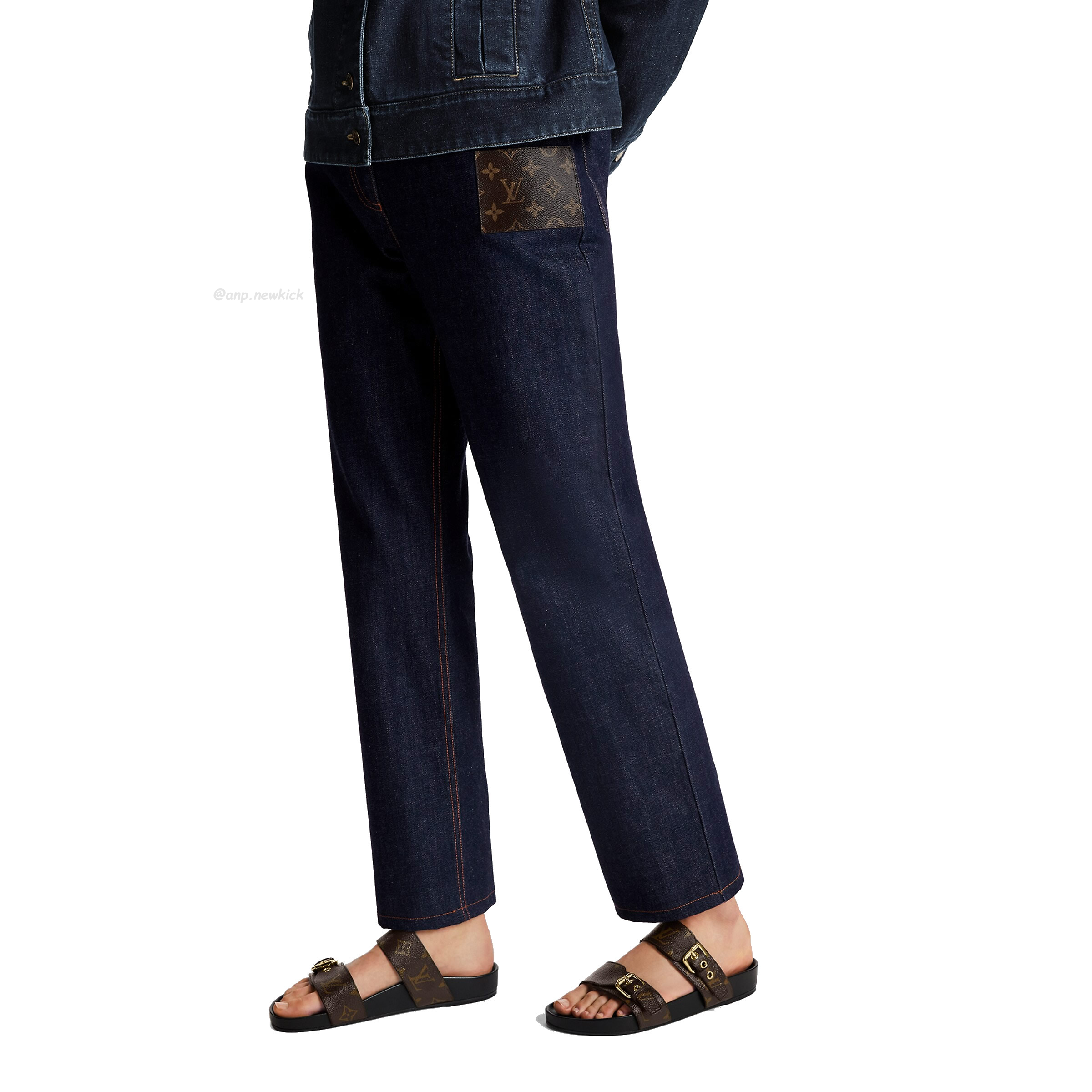 Louis Vuitton Bom Dia Flat Mule Sandals (2) - www.newkick.vip